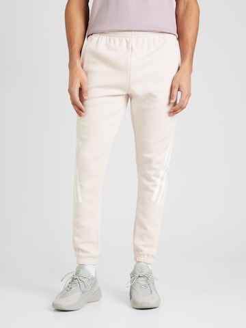 Effilé Pantalon de sport 'Future Icons' ADIDAS SPORTSWEAR en beige : devant