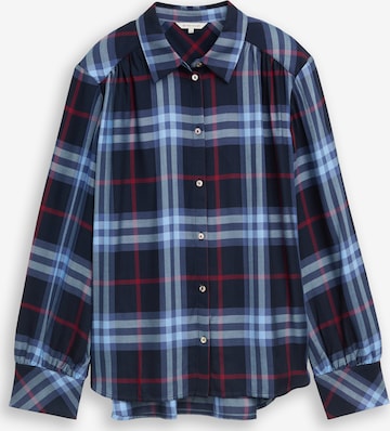 Chemisier TOM TAILOR en bleu : devant