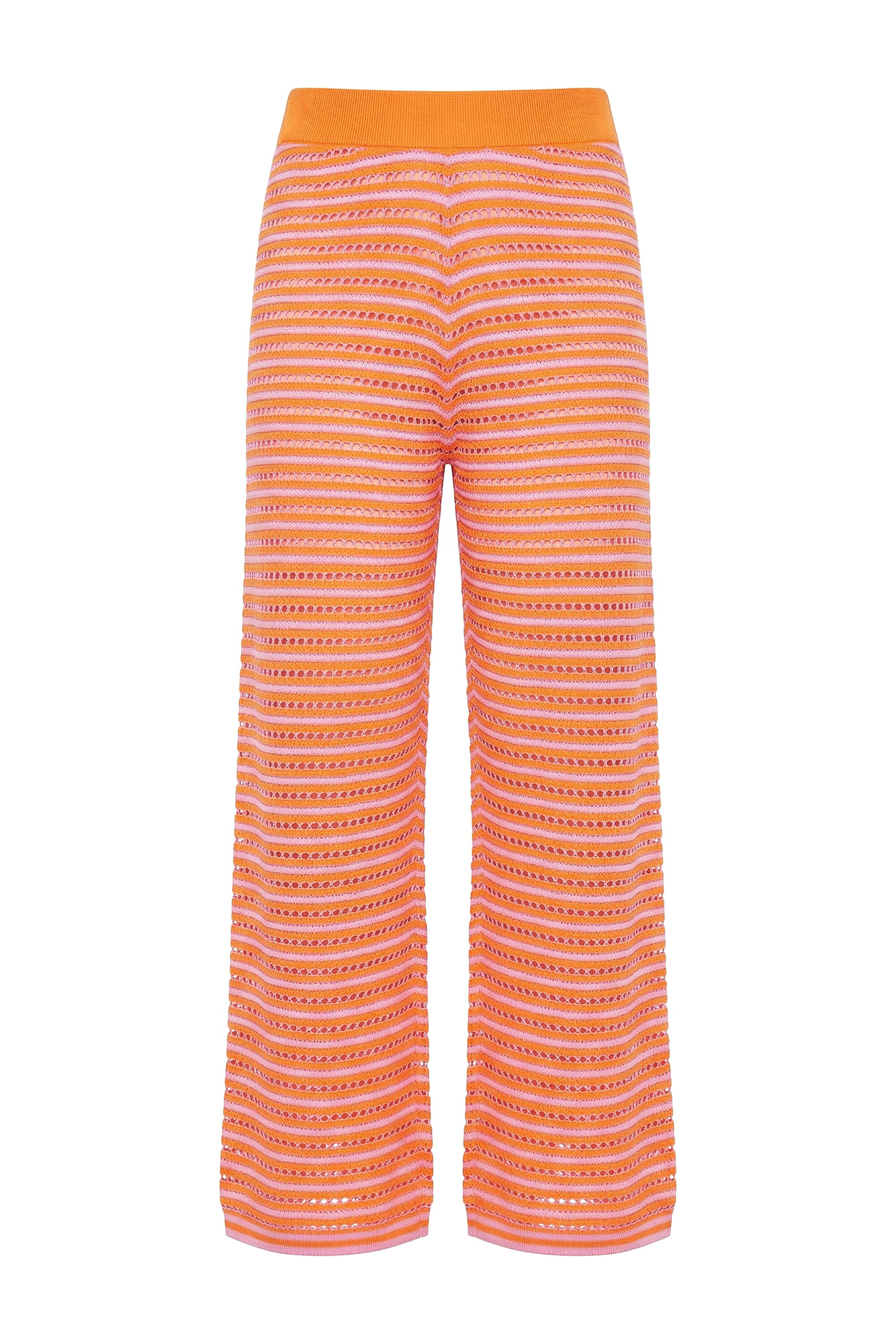 Studio Untold Pants in Orange: front