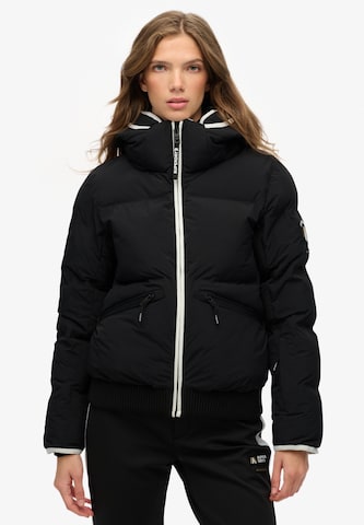 Superdry Sportjas in Zwart: voorkant