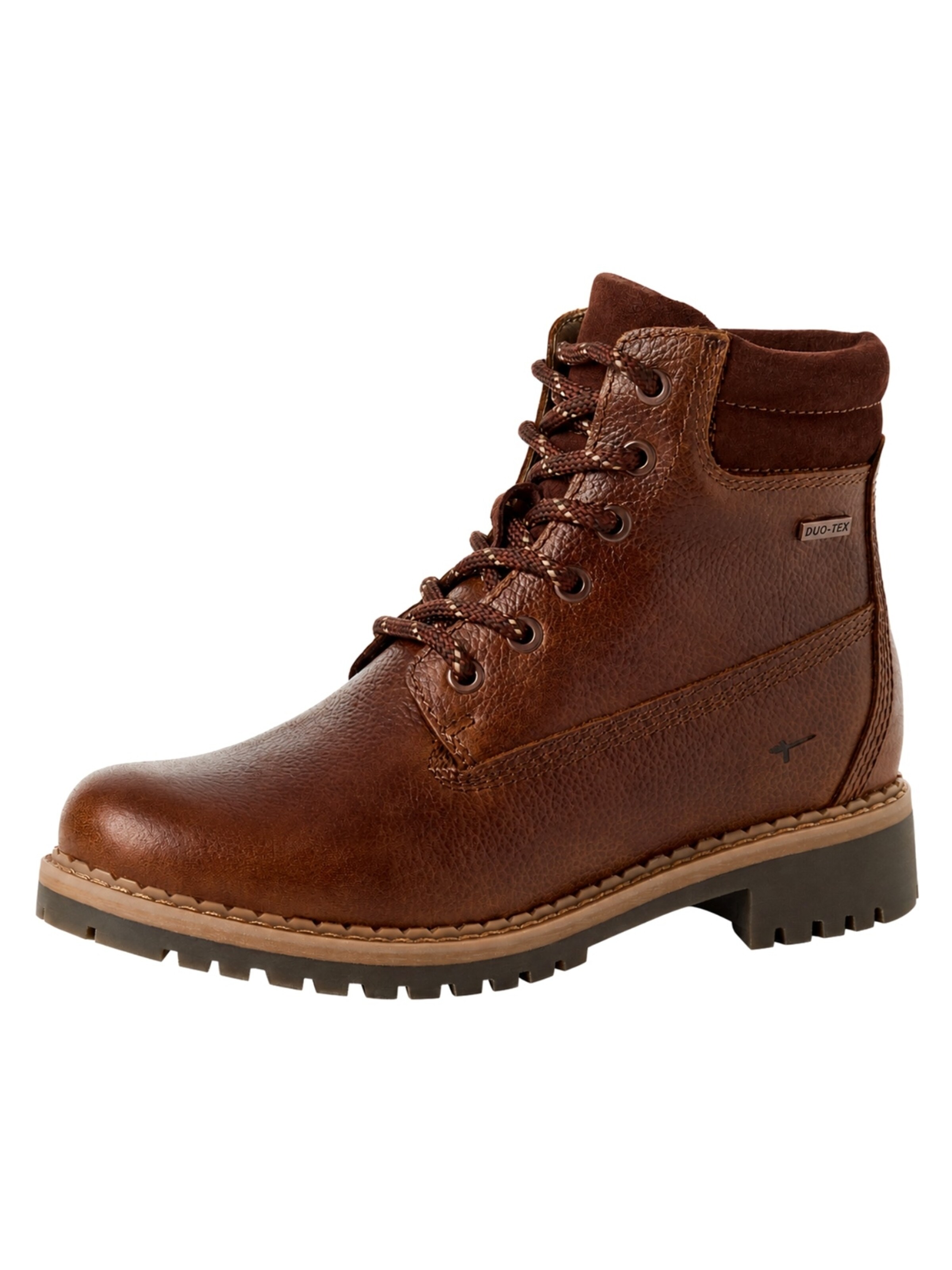 Tamaris Veterboots in Bruin: voorkant