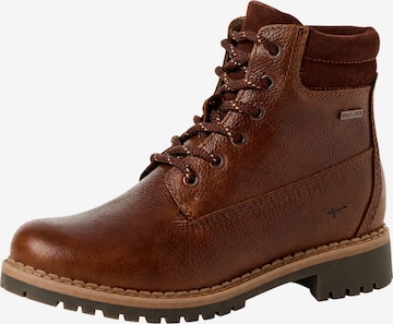 Tamaris Veterboots in Bruin: voorkant