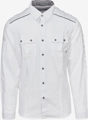 KOROSHI Regular fit Overhemd in Wit: voorkant