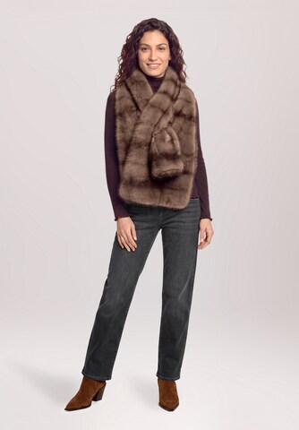 Cartoon Schal in Beige