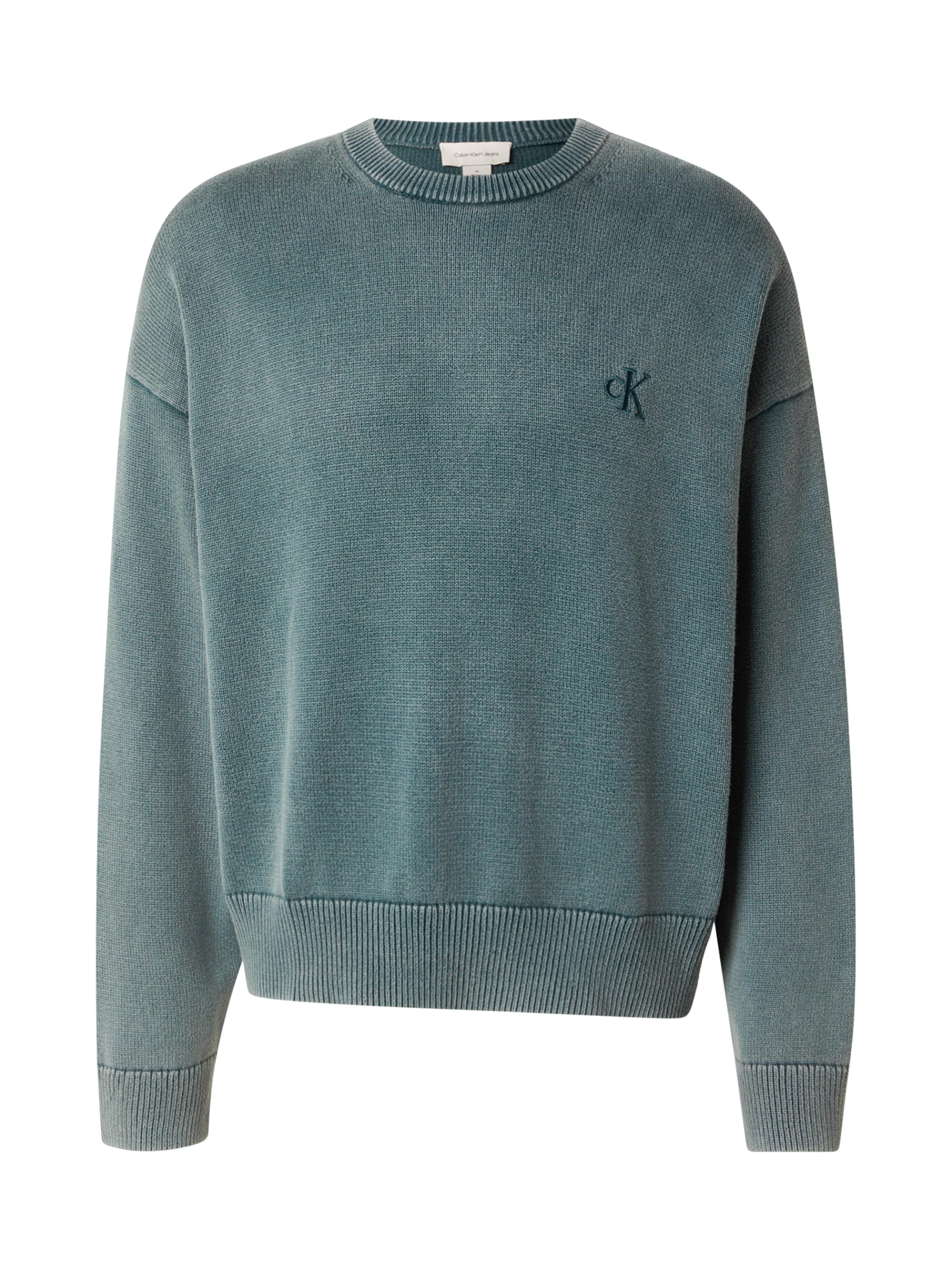 Calvin Klein Jeans Свитер в Зеленый: спереди