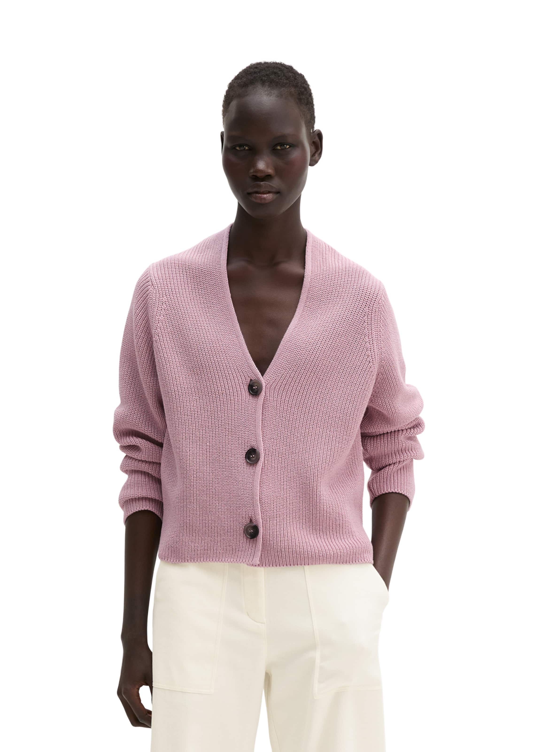 Marc O'Polo Knit cardigan in Purple: front