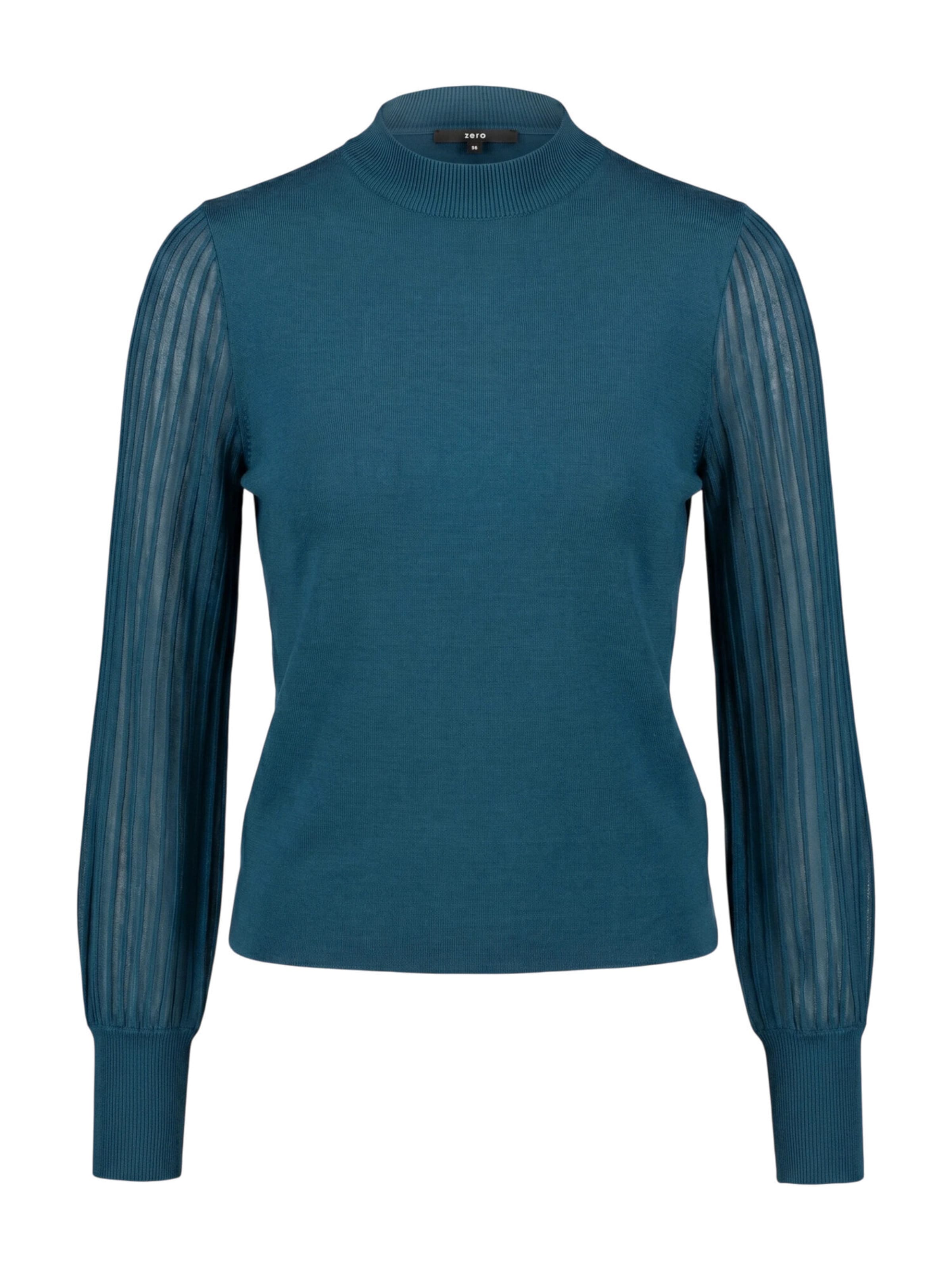 zero Pullover in Blau: Vorderseite