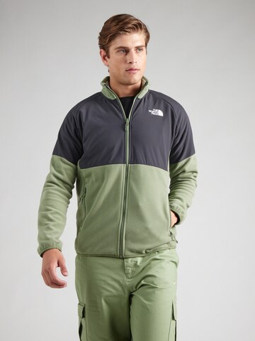 Veste en polaire fonctionnelle 'Glacier' THE NORTH FACE en gris : devant