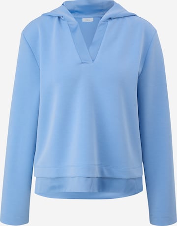 s.Oliver BLACK LABEL Sweatshirt in Blauw: voorkant