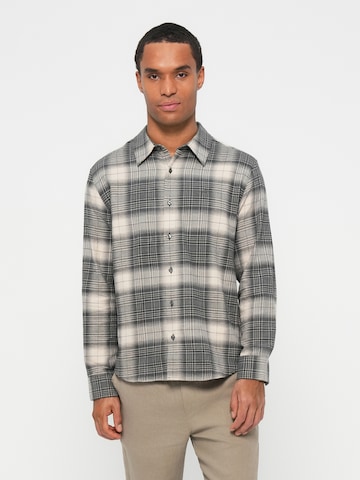 Calvin Klein Jeans Regular fit Overhemd in Zwart: voorkant