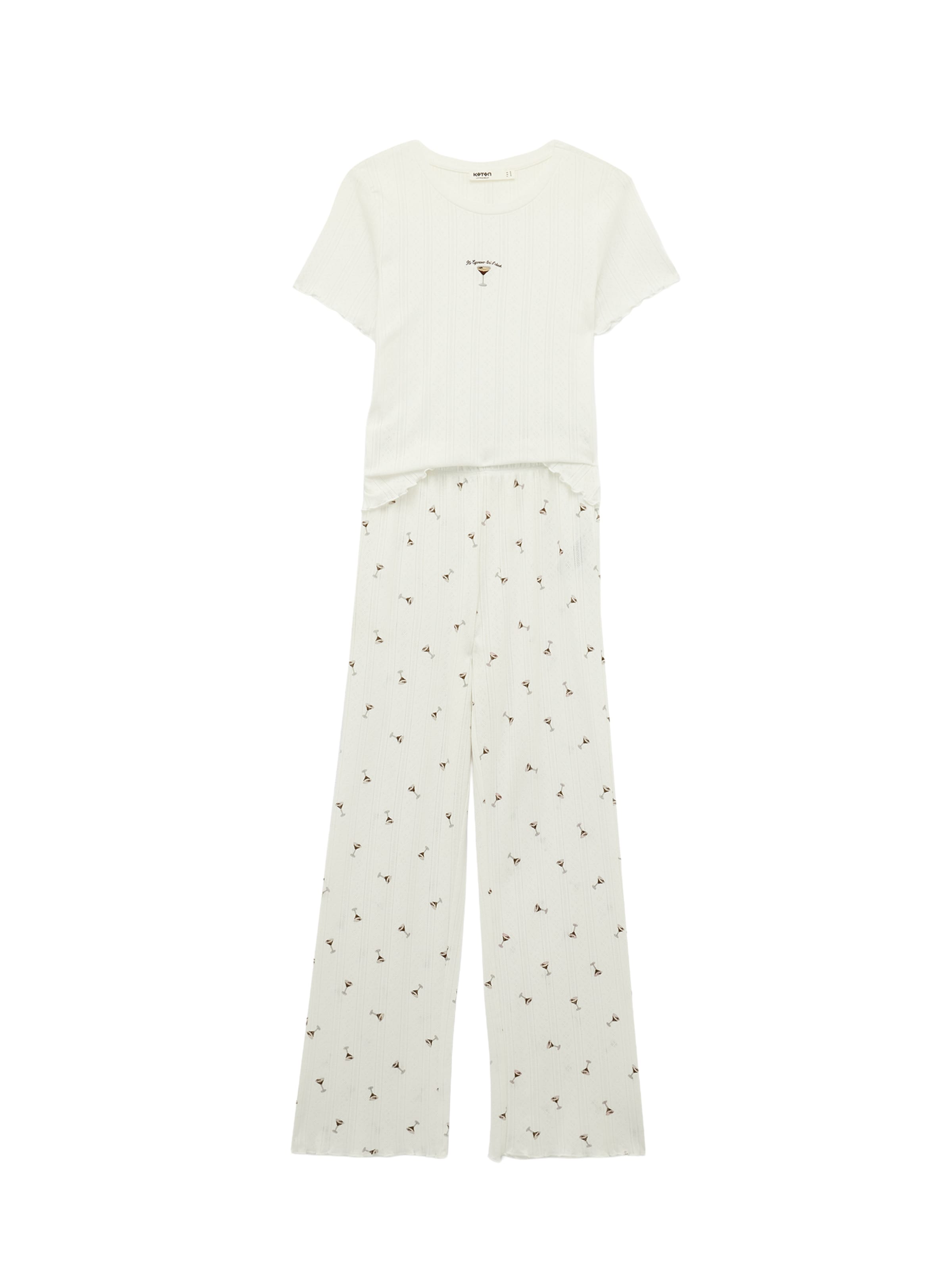 Koton Pajama in White: front