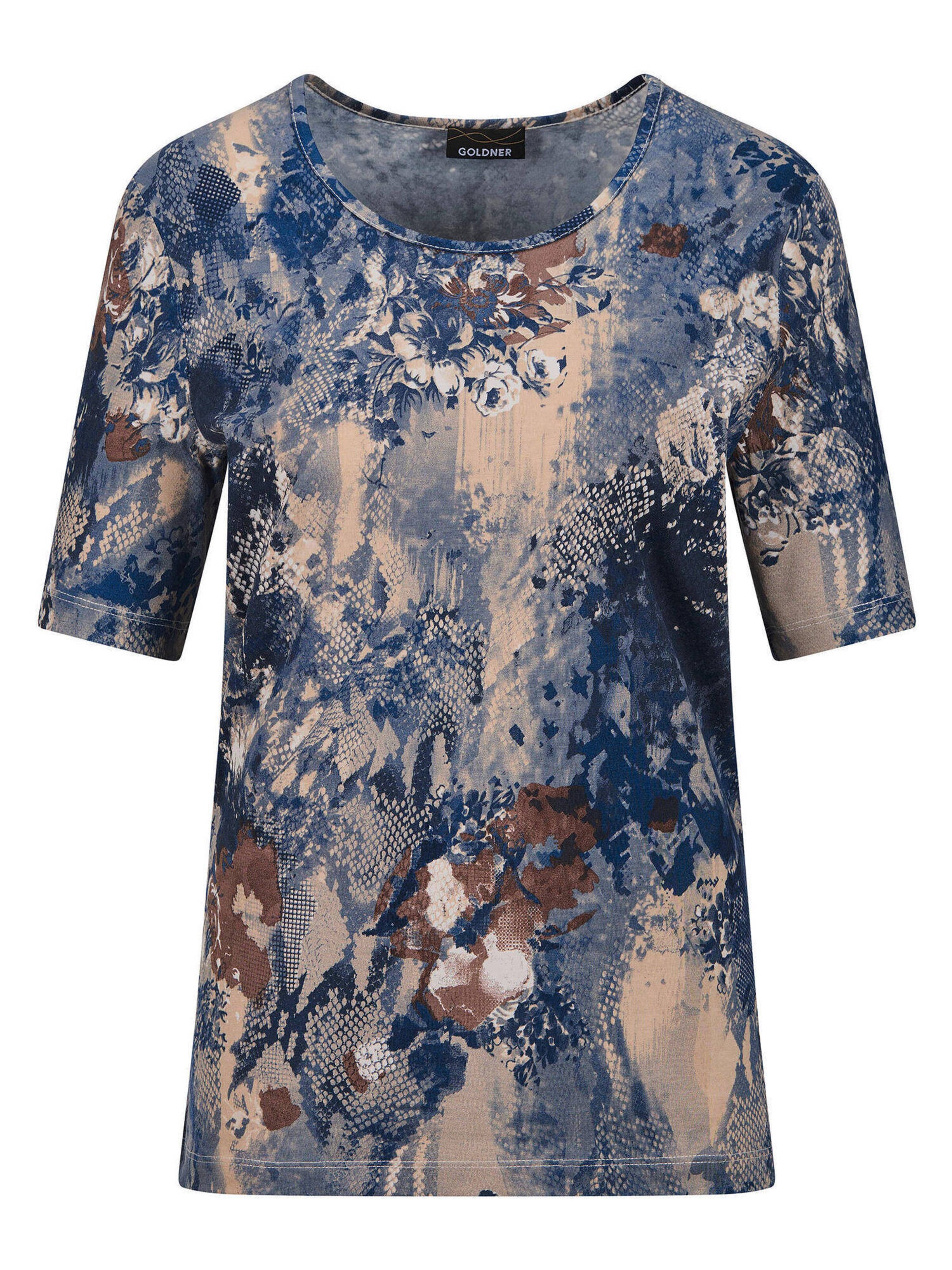 T-shirt Goldner en beige : devant