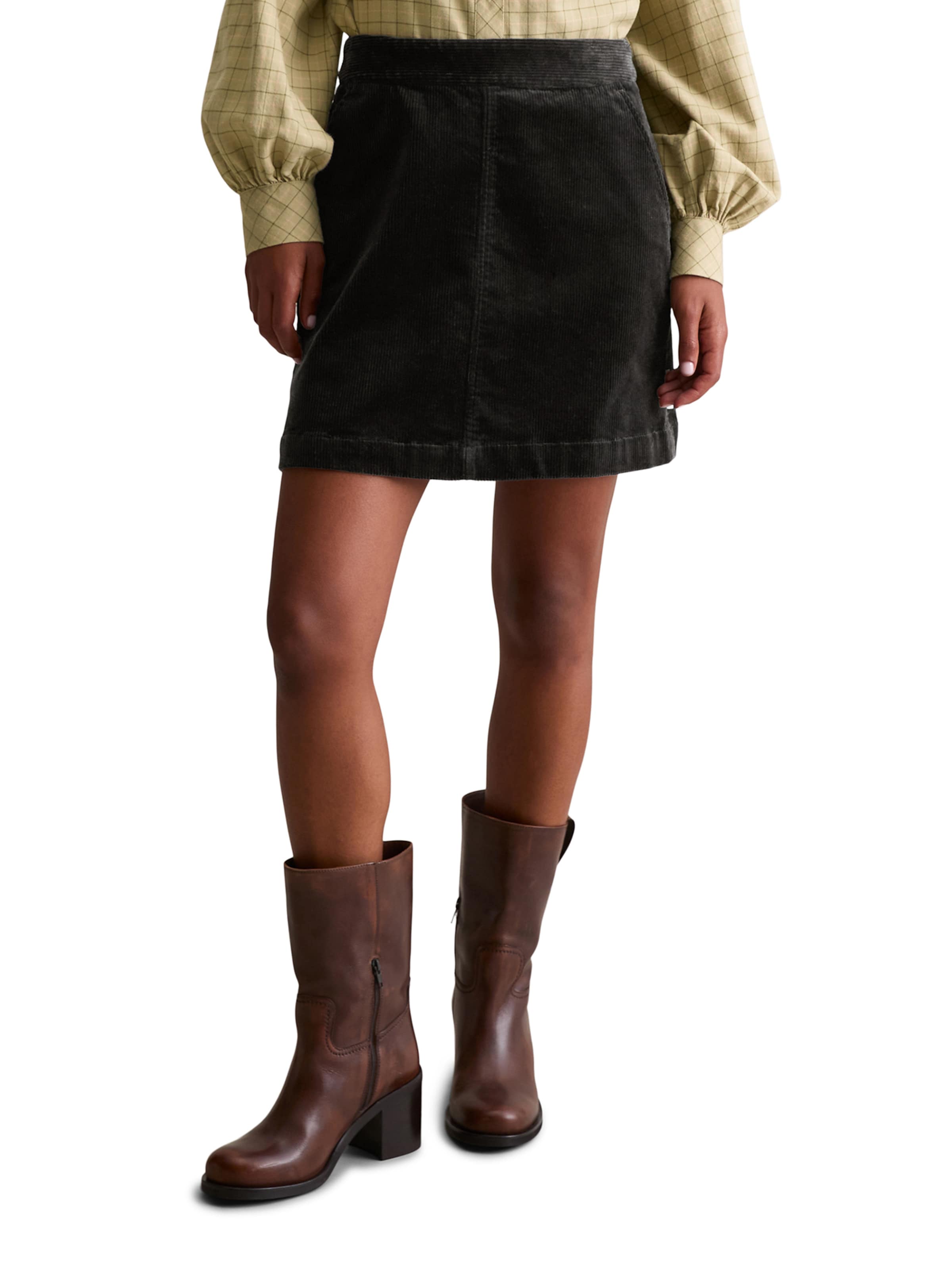 Marc O'Polo DENIM Skirt in Black: front