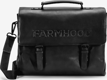 Farmhood Document Bag 'Memphis' in Black: front