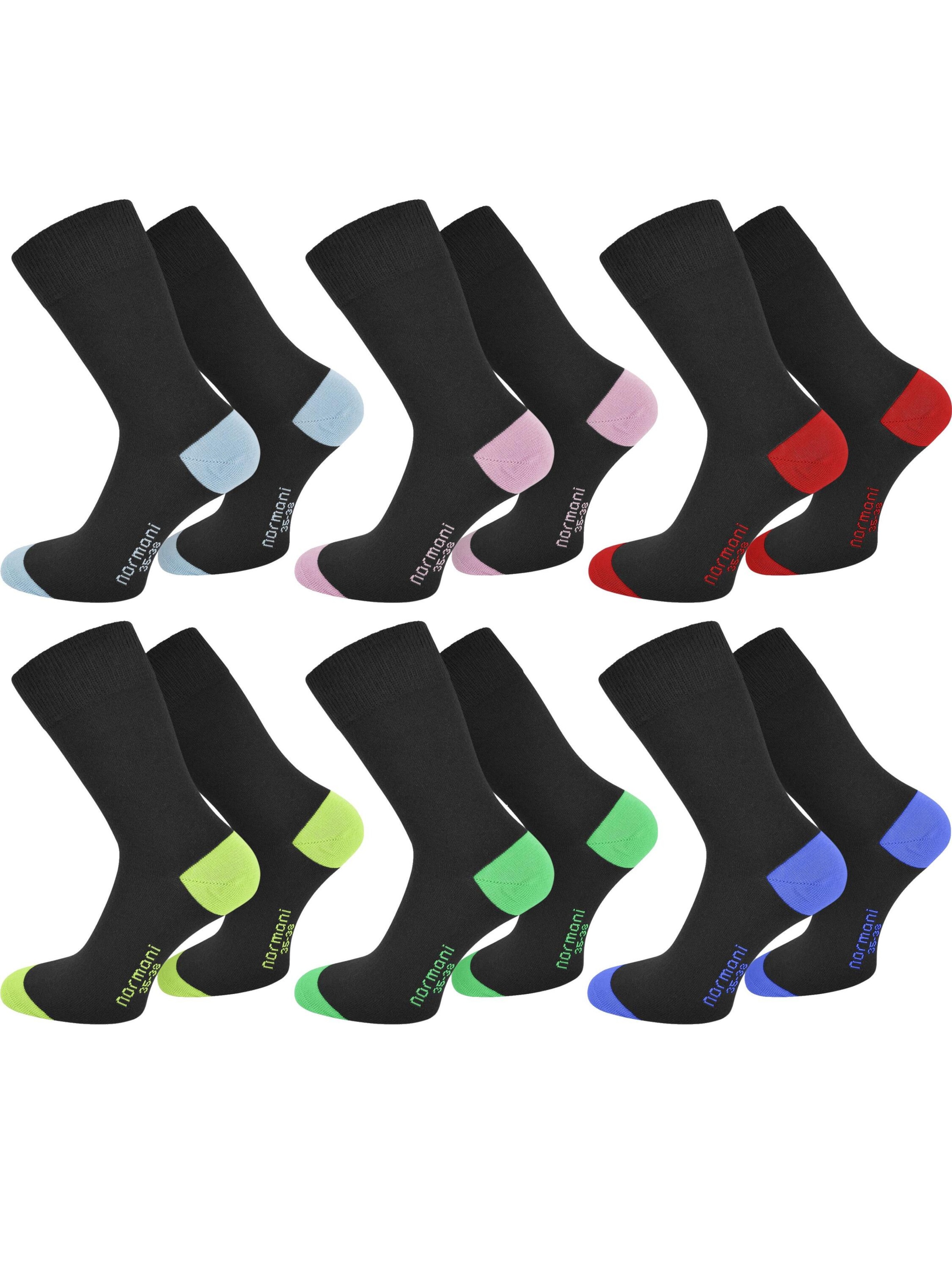 normani Socken ' New Style ' in Schwarz: Vorderseite