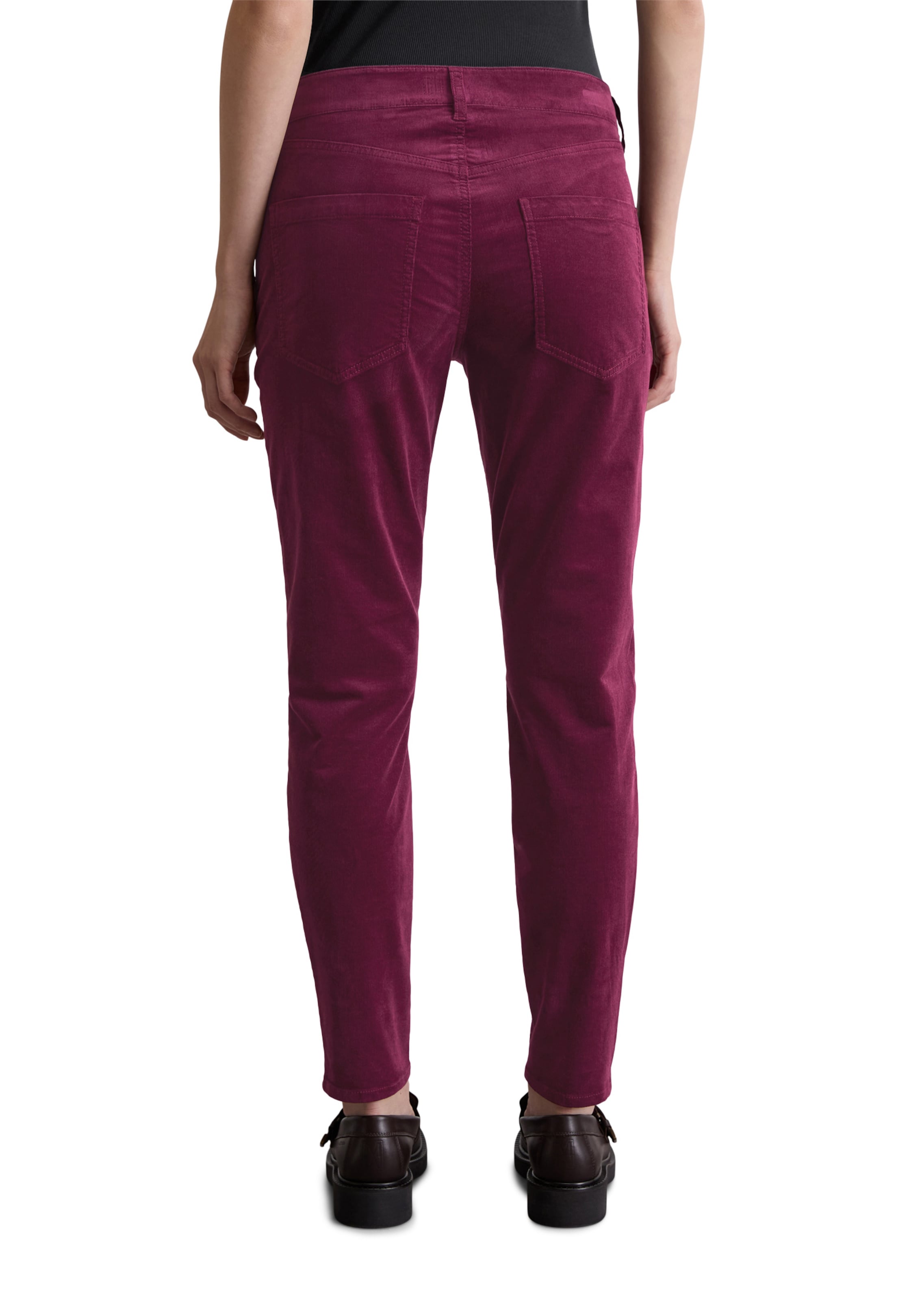 Marc O'Polo Regular Hose 'Theda' in Rot
