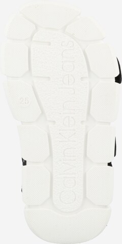 Calvin Klein Jeans - Zapatos abiertos 'Velcro' en negro