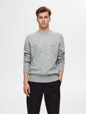 SELECTED HOMME Pullover 'Rai' i grå: forside