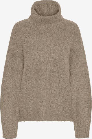 Pull-over 'JULIE LS' Vero Moda Curve en marron : devant