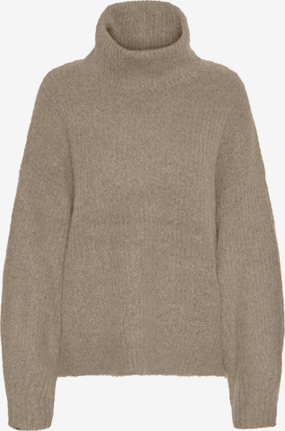 Vero Moda Curve Pullover 'JULIE LS' in Braun: predná strana