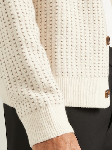 Abercrombie & Fitch Strickjacke in Beige