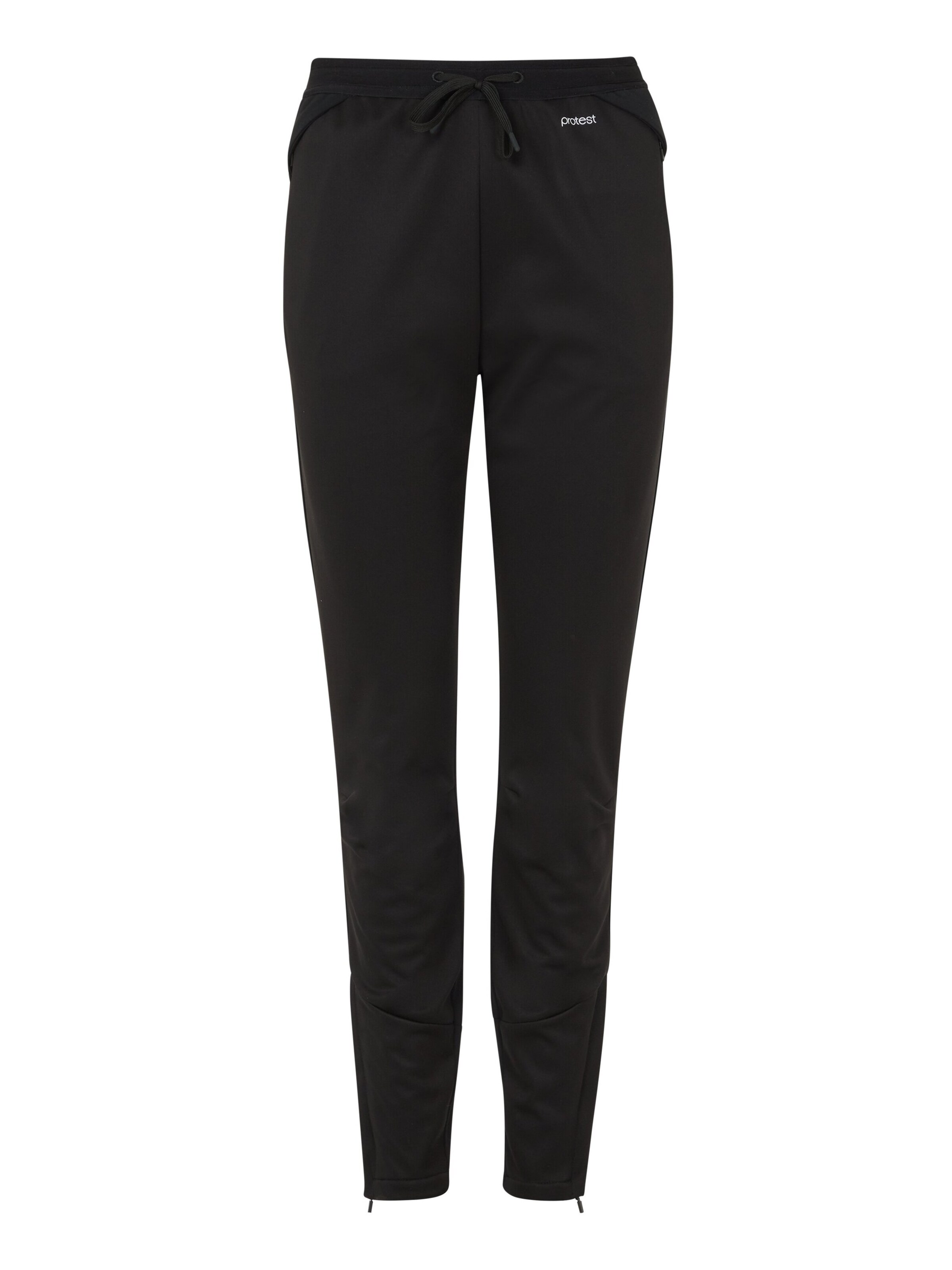 PROTEST Regular Pants 'PRTHaumea' in Black: front