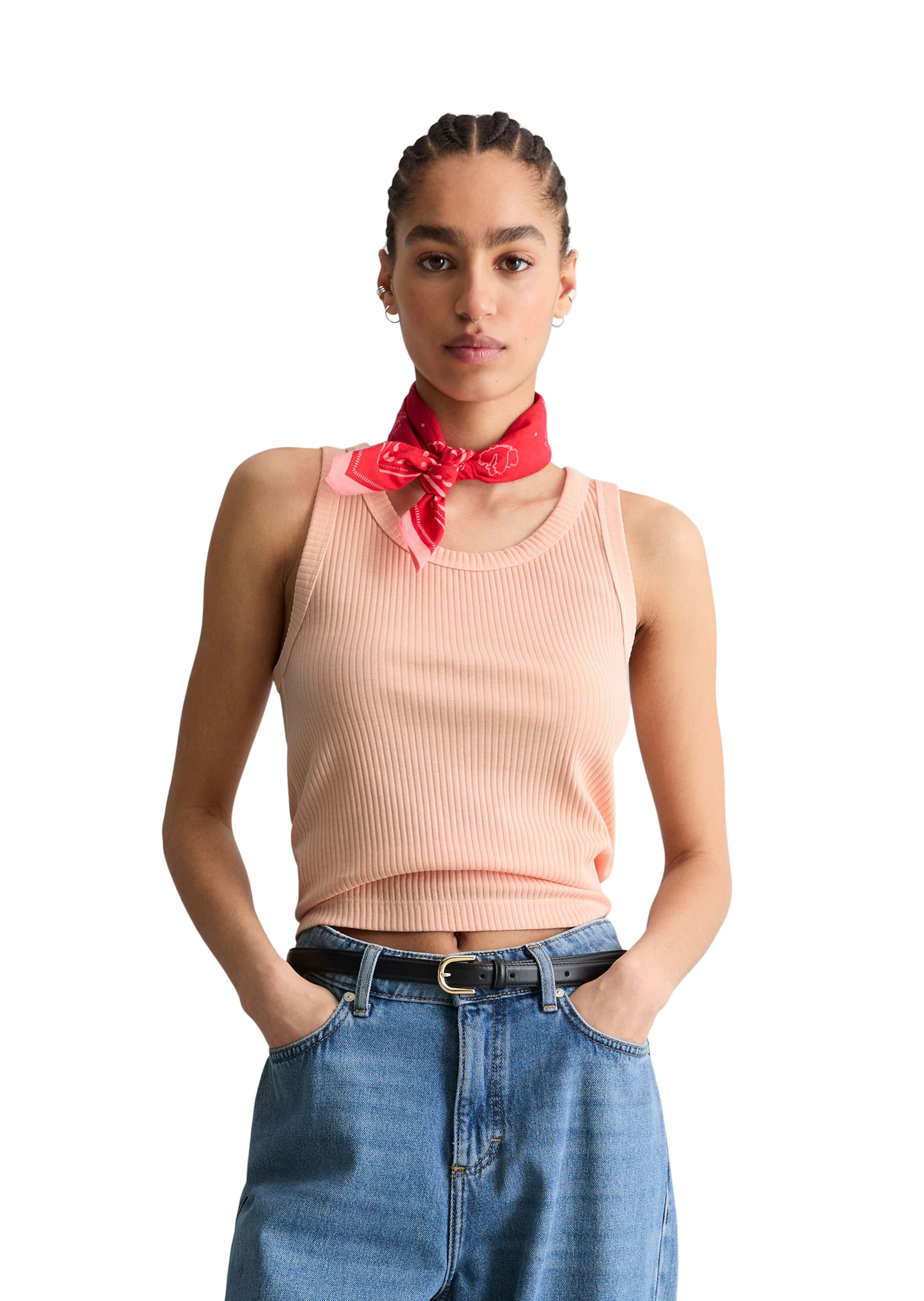 Marc O'Polo DENIM Top in Orange: front