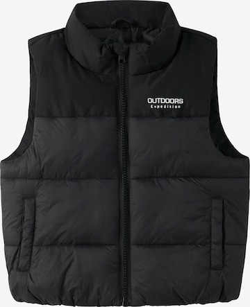 Gilet 'NMMMOLE' NAME IT en noir : devant