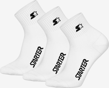 Starter Socks in White: front