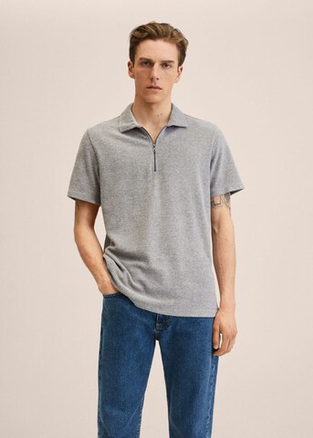 MANGO MAN Shirt 'Marizip' in Grau: predná strana