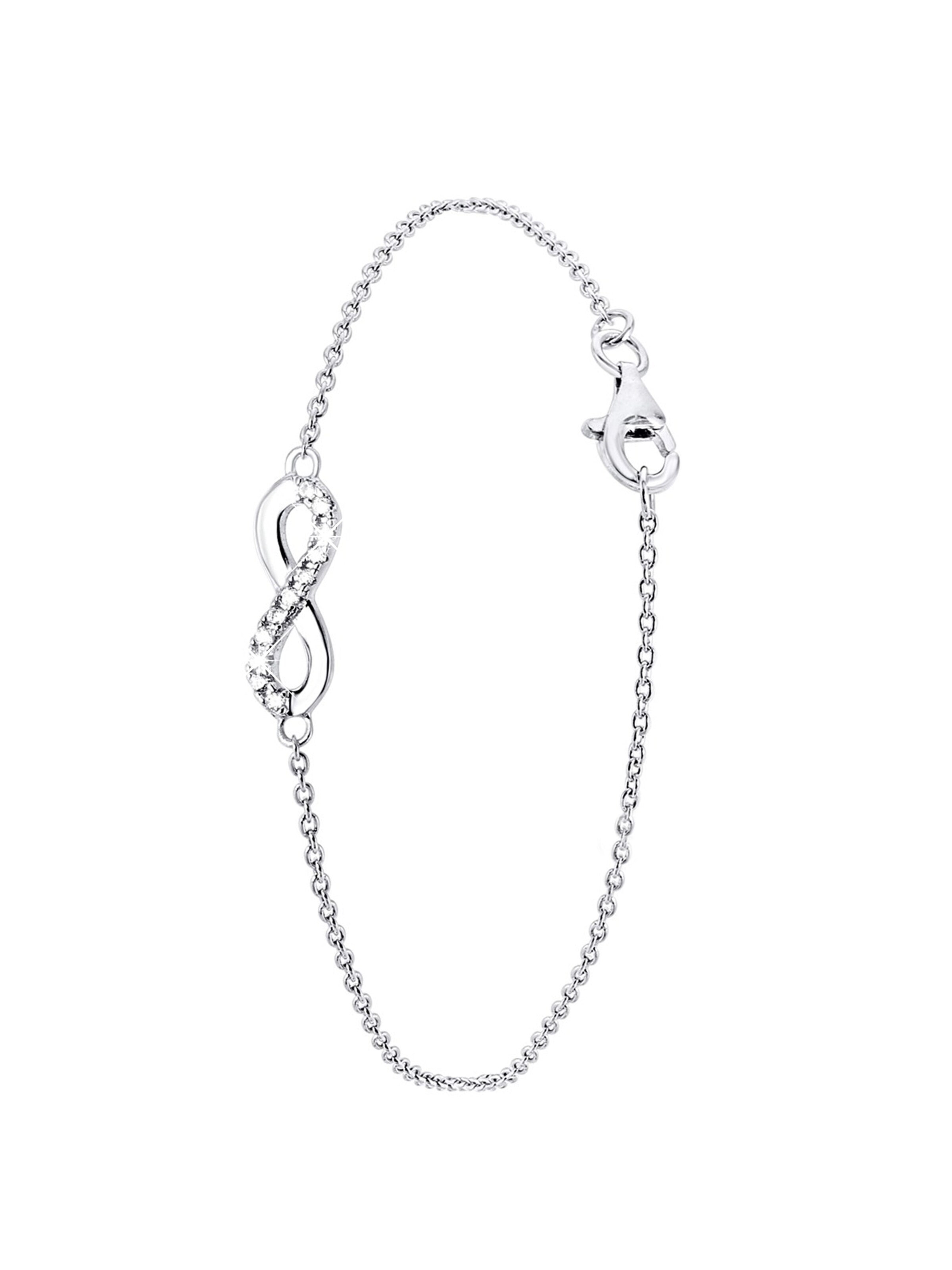 Lucardi Armband in Silber: Vorderseite