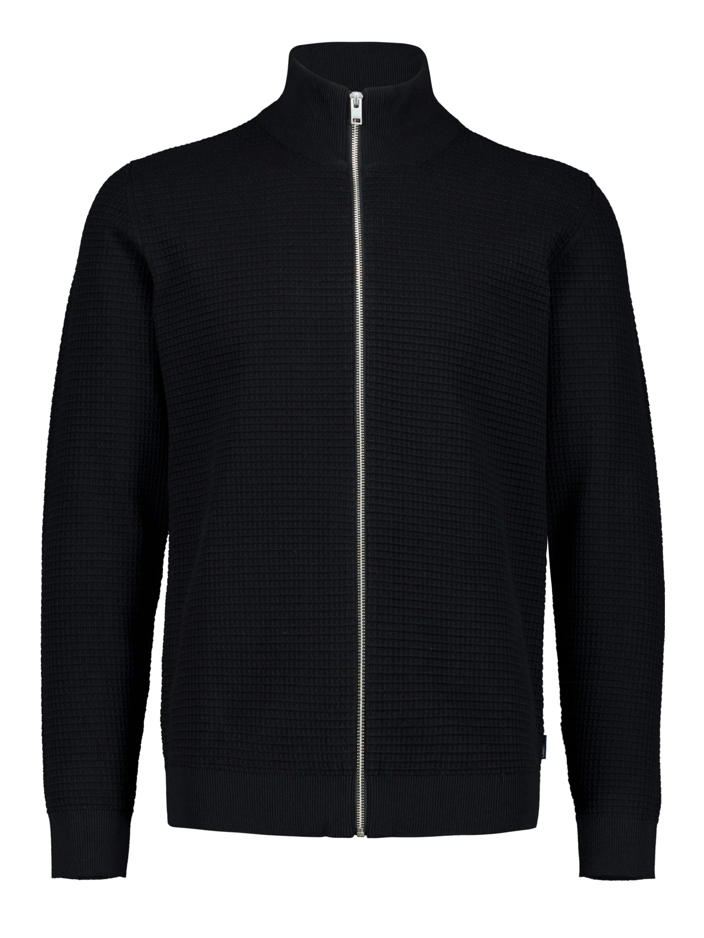 Vestes en maille Lindbergh en noir : devant