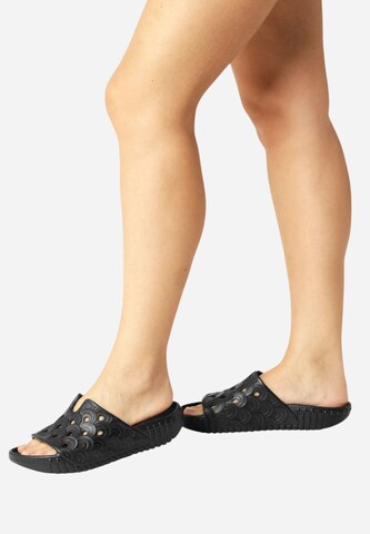 ILSE JACOBSEN Mule 'Birch01' in Black: front