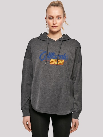 F4NT4STIC Sweatshirt 'Retro Gaming California GAMES LOGO' in Grey: front