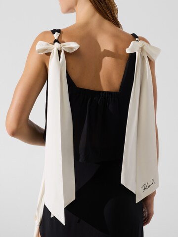 melns Karl Lagerfeld Topiņš