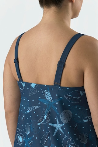 Ulla Popken Bandeau BH in Blauw