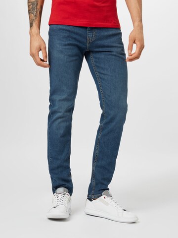 Effilé Jean '512™ Slim Taper Lo Ball' LEVI'S ® en bleu : devant