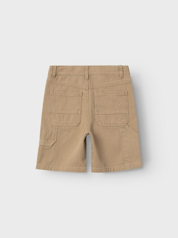 NAME IT Regular Trousers 'Ryan' in Brown