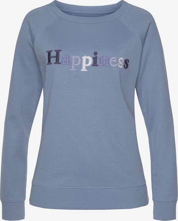 H.I.S Sweatshirt in Blue: front