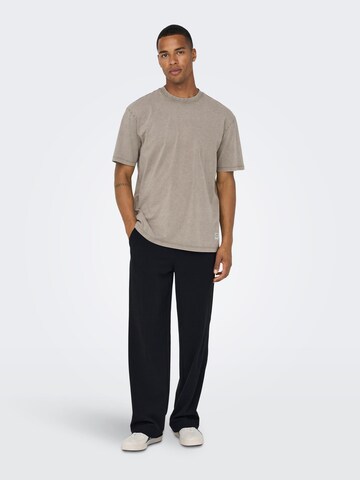 Only & Sons T-Shirt 'Ron' in Grau