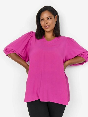 Chemisier 'Sia' Wasabi Concept en rose : devant