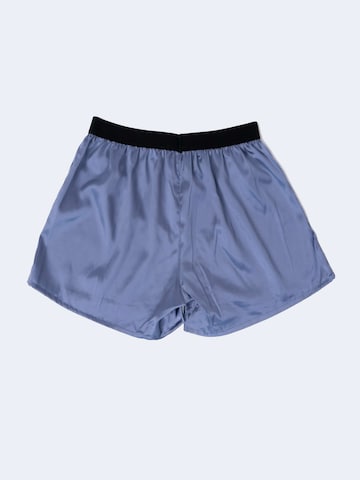 Boxers 'Silk Boxer Shorts' HACOY en bleu