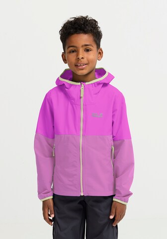 JACK WOLFSKIN Outdoor jacket in Purple: front