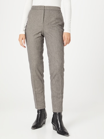 ESPRIT Regular Pleated Pants in Grey: front