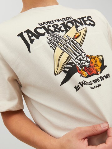 JACK & JONES T-Shirt 'Beachbone' in Beige
