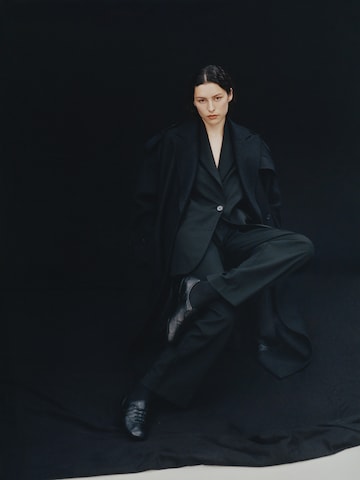 EDITED Wide leg Pleat-Front Pants 'Tima' in Black