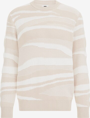 WE Fashion Sweater in Beige: front