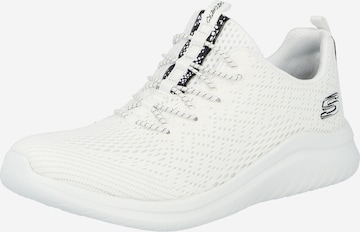 Slip on SKECHERS en blanc : devant