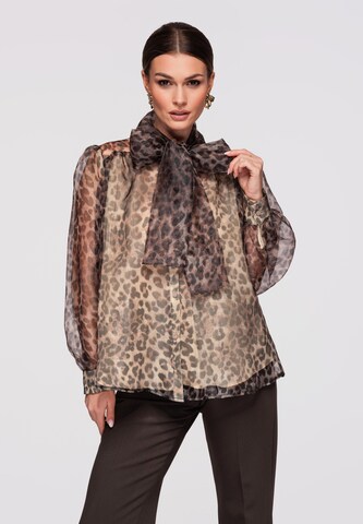 Ombre Bluse 'OW-SH-E0031' in Beige