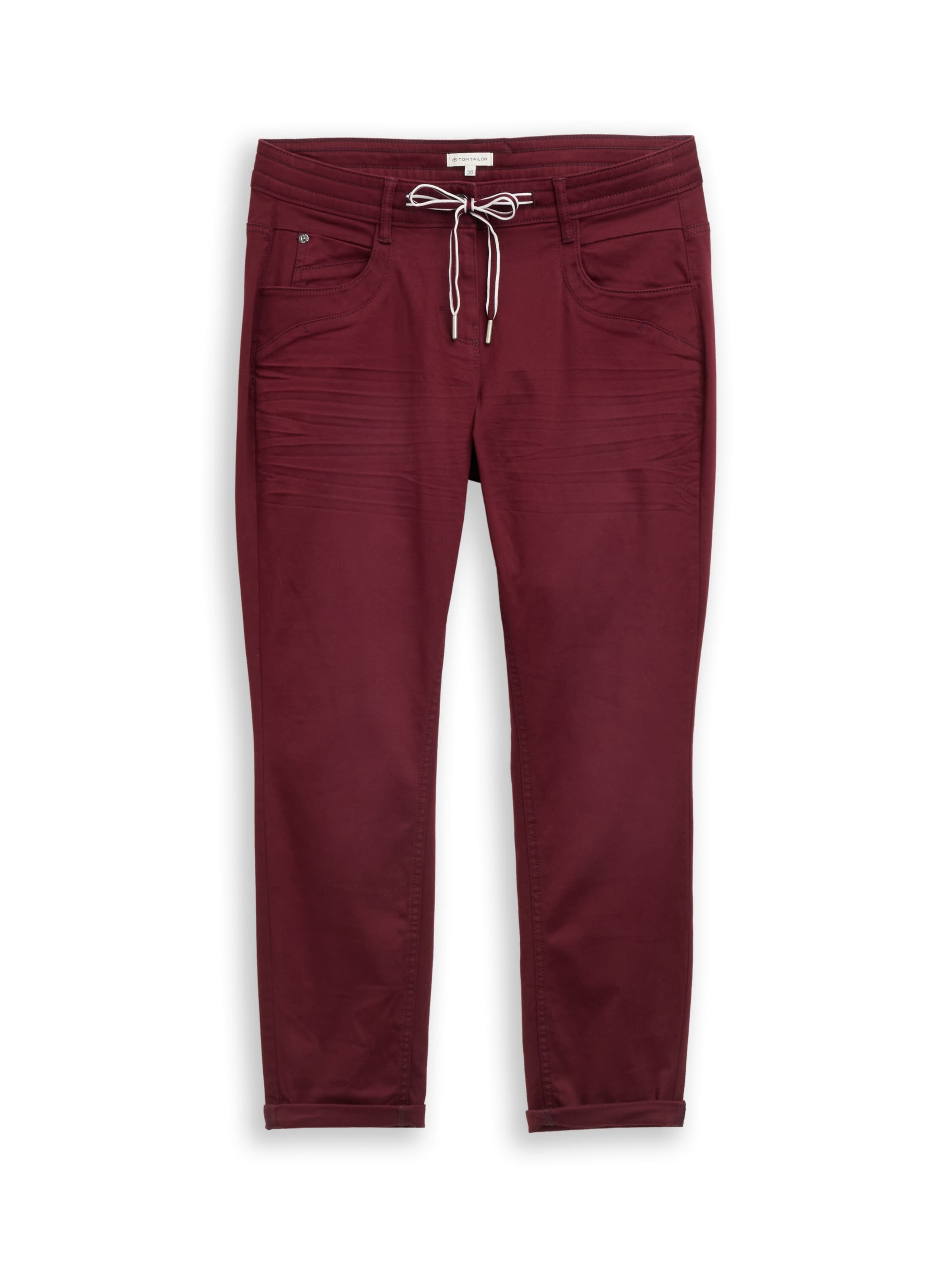TOM TAILOR - Pantalón en rojo: frente